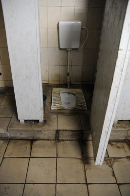 a simple toilet at ukrainian border ;)
