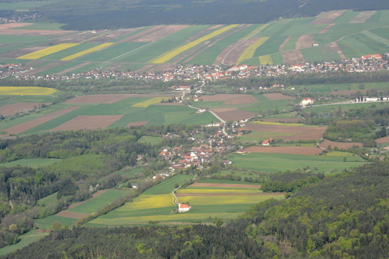 Blick von Ofenbach ber Lanzenkirchen nach Fhrenau