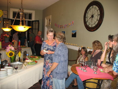 My sister Mega & Ron (center)