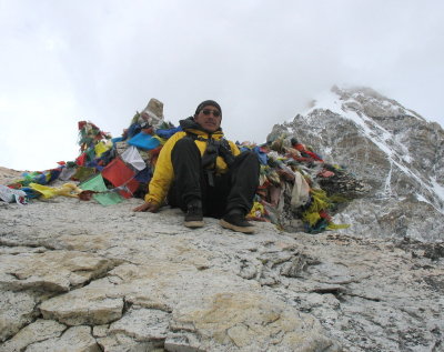 Lhakpa on summit of Kala Pattar