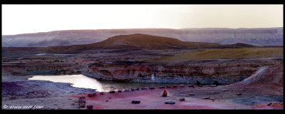Ramon Crater, Negev Desert, The Colored sand phenomenon, Israel