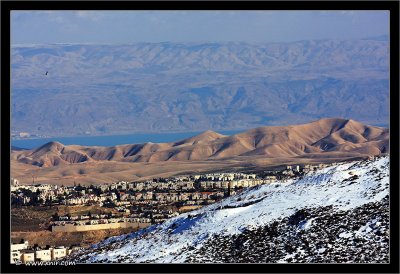 Mount Scopus - view to dead sea