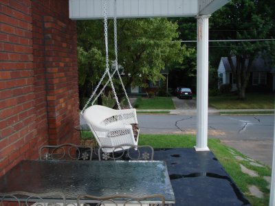 New porch swing
