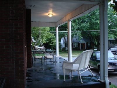 Our New Porch Swing and Furniture