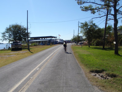 Coming up on the bicycle ferry