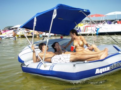 best crab island boat