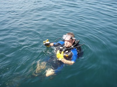New Diver checked out at 105 ft.