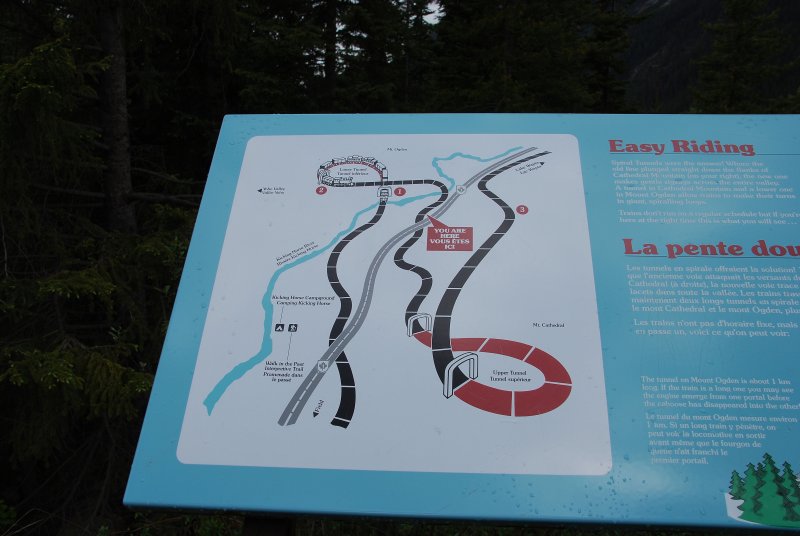 Spiral Tunnels Kicking Horse Pass