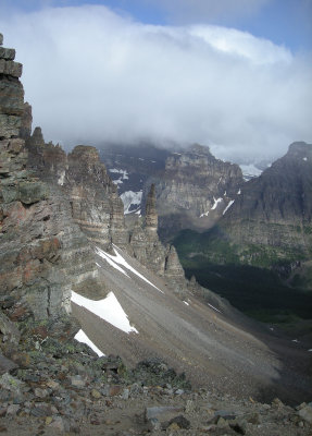 View down into Paradise Valley