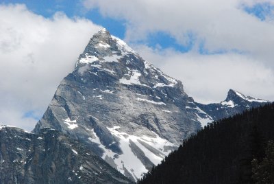 Mount  Sir Donald West Face approaching Rogers Pass 2010