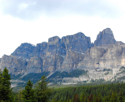 Castle Mountain, Peak Eisenhower at right