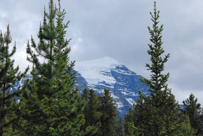 Mount Temple from Lake Louise Village
