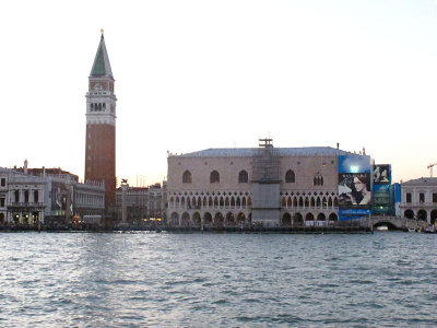 Venice from the water