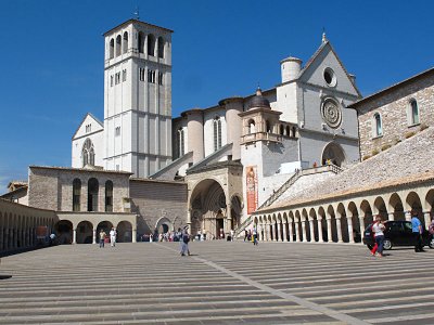 Lower Courtyard, Basilica of San Francesco, Assisi
