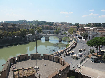 River Tiber from Castello Sant Angelo