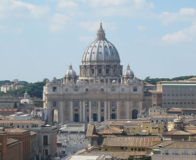 Saint Peters from Castello Sant Angelo