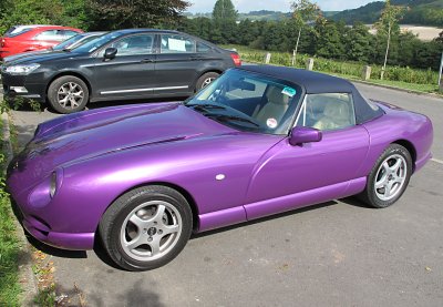 TVR in Cerne Abbas, Dorset