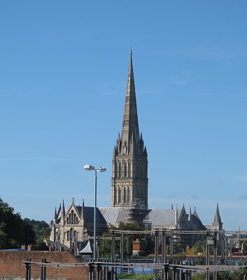 Salisbury Cathedral from the bypass
