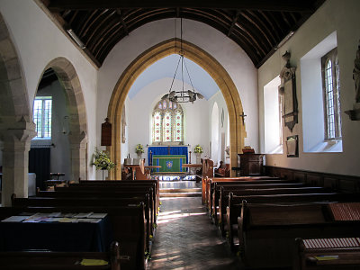 Church interior, Winterborne St Martin, Dorset