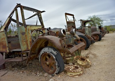 Rusting in the desert