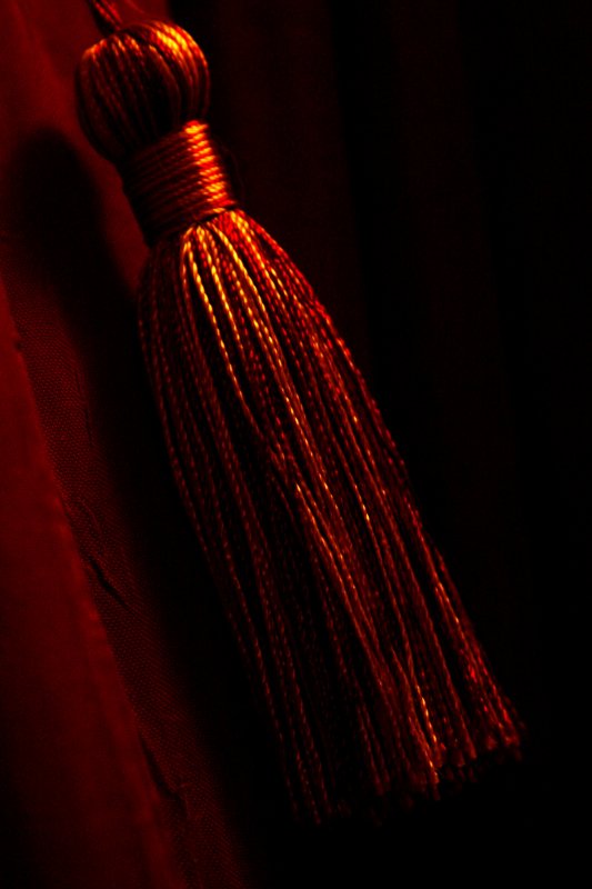 FOR THE SCAVENGER HUNT - TASSEL FROM MY BEDROOM
