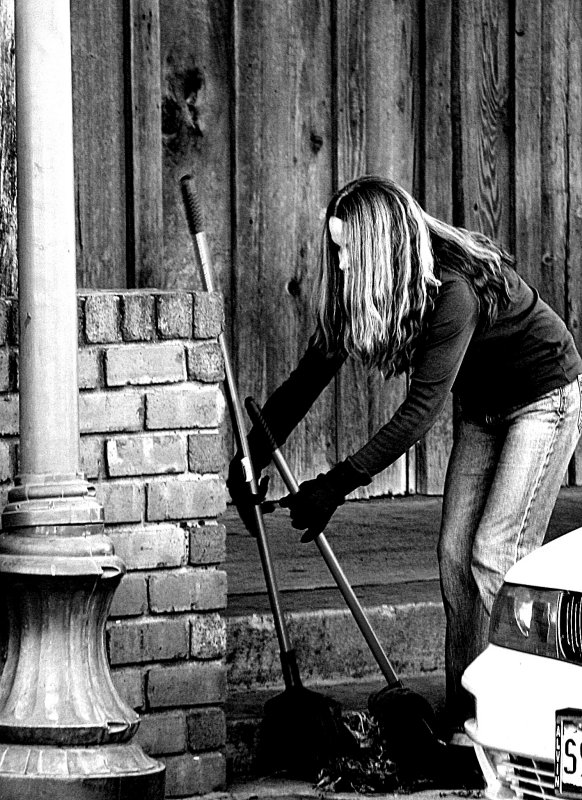 SHE WORKS HARD FOR THE MONEY