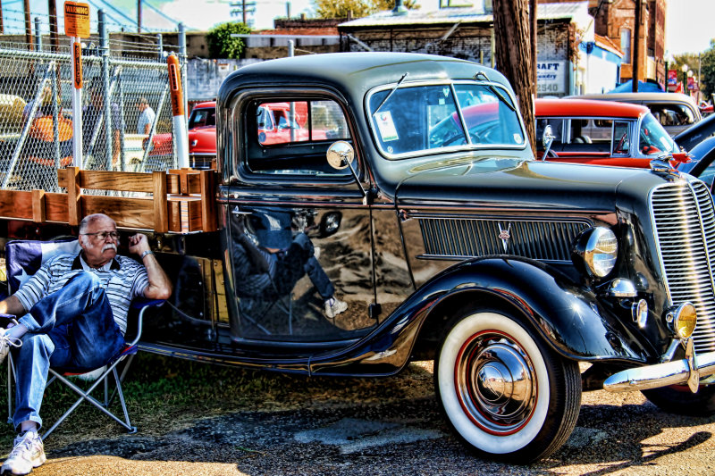 OLD GUY, OLD TRUCK