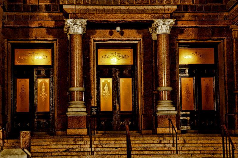 THREE DOORS OF THE STATE CAPITAL BUILDING