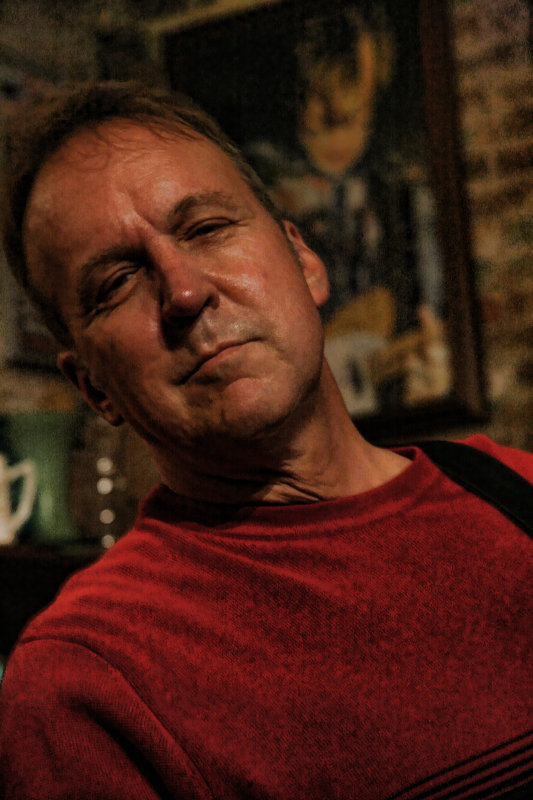 BASS GUITARIST GIVING ME THE EYE