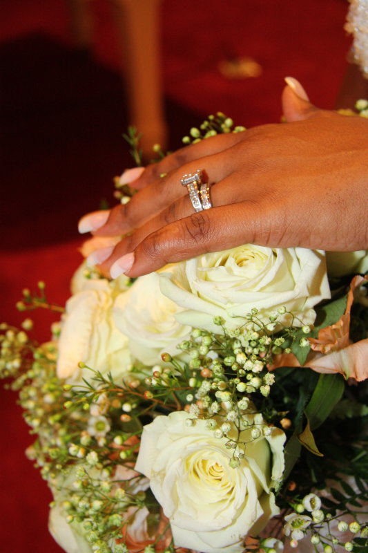 HAND AND FLOWERS