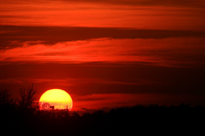 BIG OL SUN AND A WINDMILL