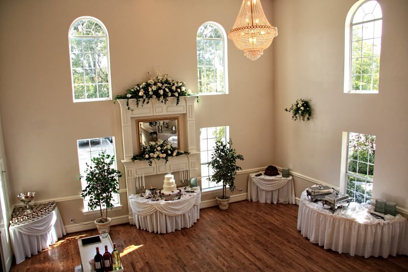 LOOKING FROM THE TOP OF THE STAIRS