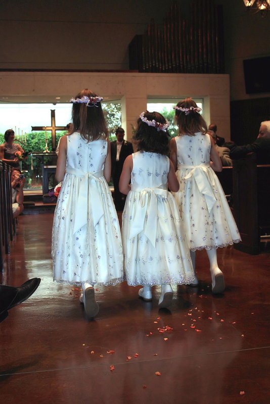 THREE FLOWER GIRLS