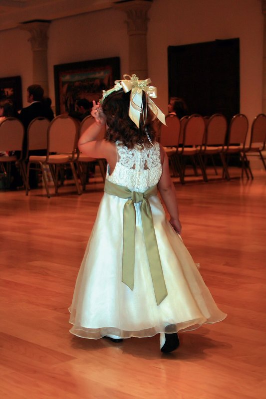 FLOWER GIRL WALKING
