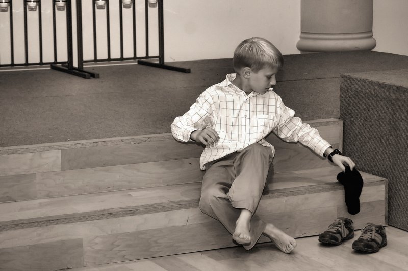 TAKING OFF THOSE SHOES