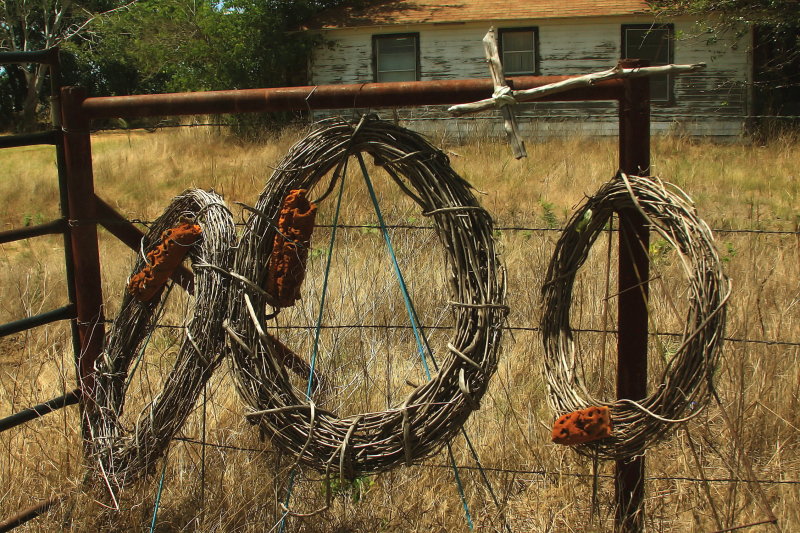 OLD BURIAL WREATHS