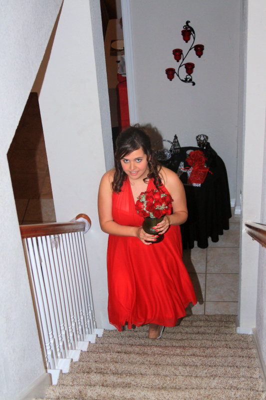 COMING UP THE STAIRS