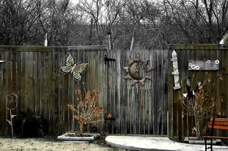 PRIVATE GATE TO A PRIVATE GARDEN