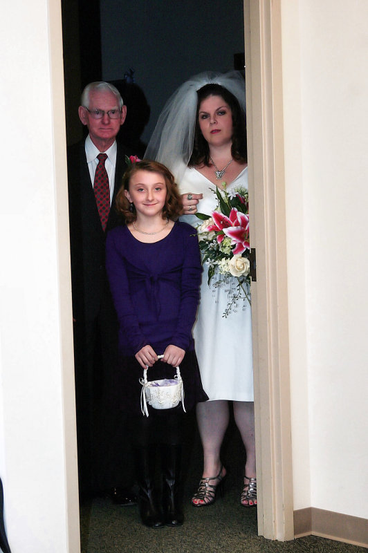 WAITING AT THE DOOR