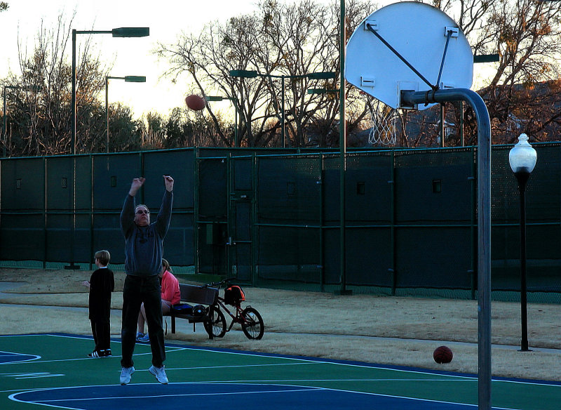 TRYING TO DUNK A FOOTBALL?