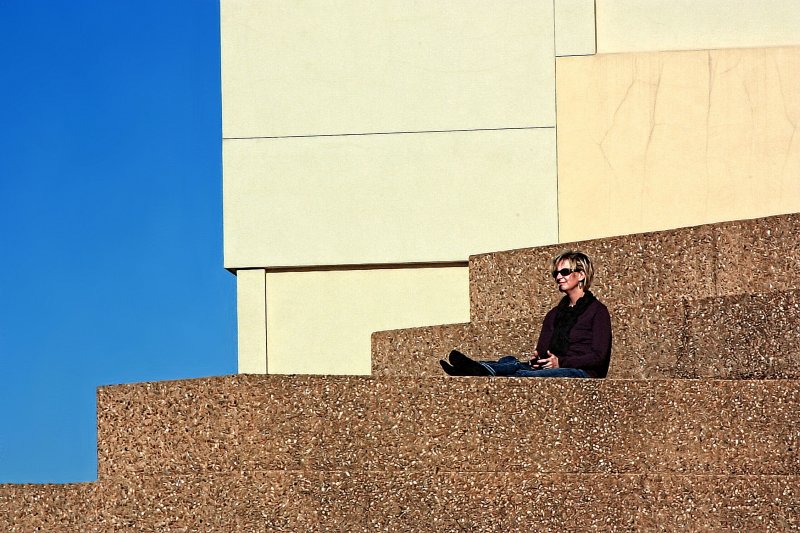 SITTING IN THE SUN