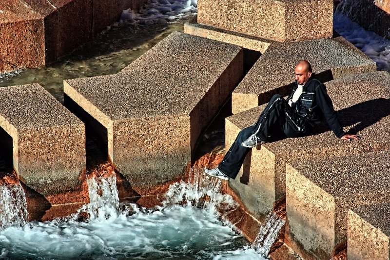 COLORED LIQUID - SITTING BY THE WATER