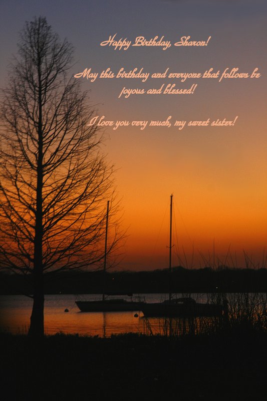 HAPPY BIRTHDAY, SHARON!