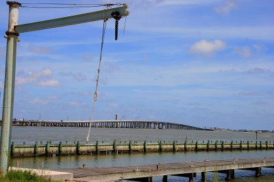 BRIDGE GOING TOWARDS GALVESTON ISLAND