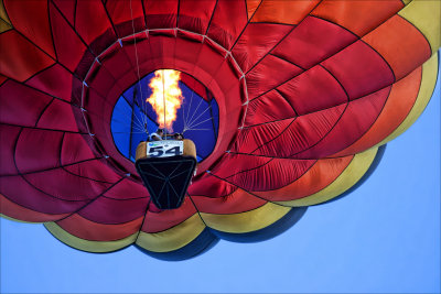 LOOKING UP AS THEY TAKE OFF