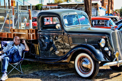 OLD GUY, OLD TRUCK