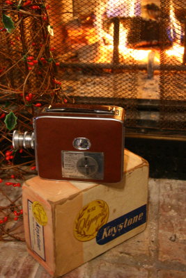O IS FOR OLD OLYMPIC KEYSTONE MOVIE CAMERA