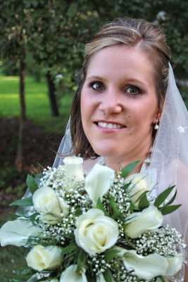 BRIDE AND BOUQUET