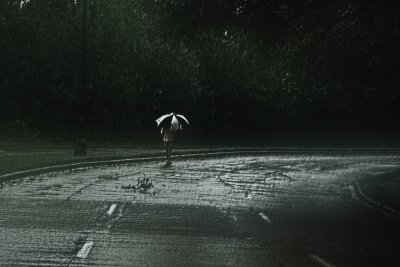 WALKING IN THE RAIN