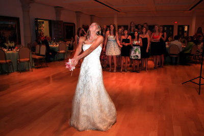 TOSSING THE BOUQUET